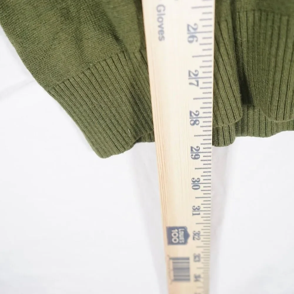 Apple Inc. Lands' End Sweater Green Embroidered Logo XL See Photos